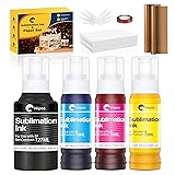 Hiipoo Sublimation Ink Set with 110 Sheet