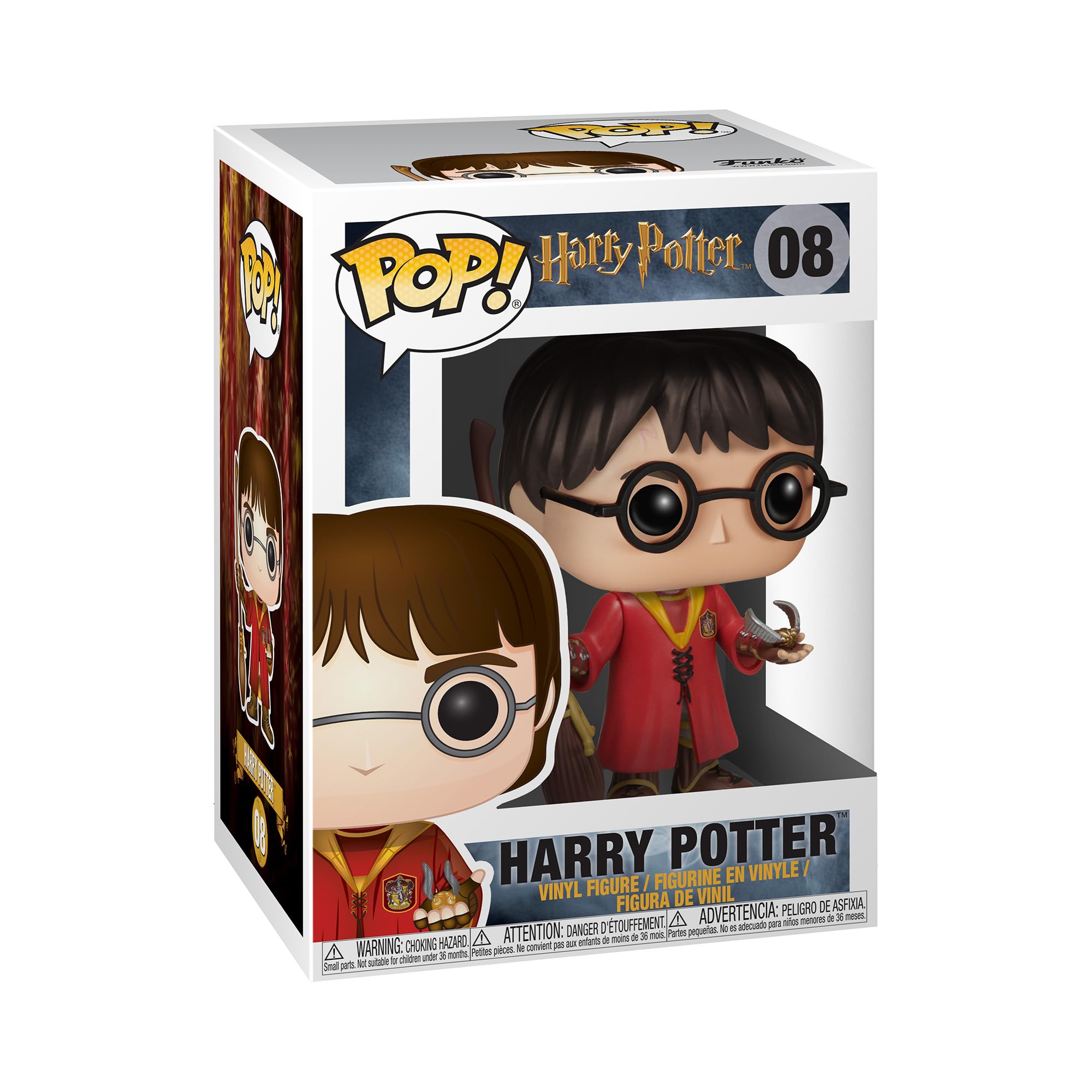 Funko POP! Vinyl: Harry Potter: Quidditch Harry - Collectable Vinyl Figure - Gift Idea - Official Merchandise - Toys for Kids & Adults - Movies Fans - Model Figure for Collectors and Display