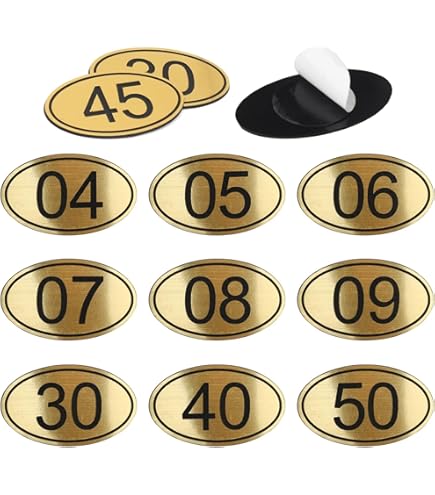 Locker Number Stickers StayMax Black Plastic Locker Numbers 1-100 ...