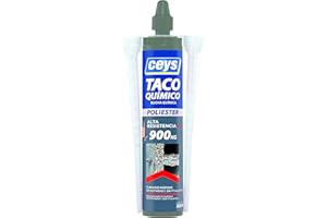 Ceys - Chemical plug polyester resin - High resistance +900 kg - Fast hardening - 300 ml