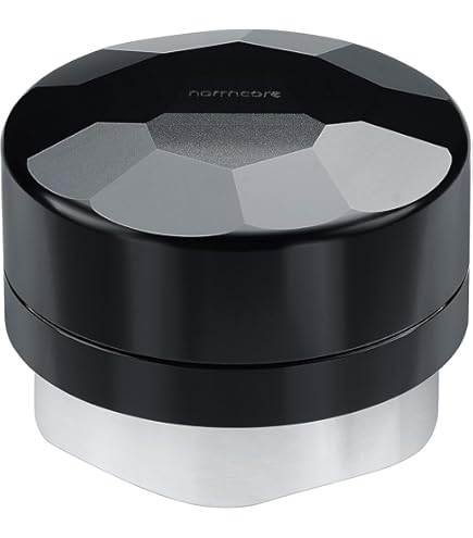 Normcore 45,5 mm koffiestamper - veerbelaste stamper - Barista Tools - Espresso Tamper met mat past op Flair Pro en Pro 2 - platte basis