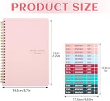 Thboxes To Do List Notebook A5 Weekly Planner Undated Pink 52 Pages view 3