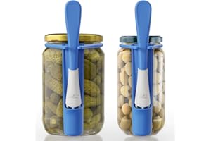 2 Pack Pickle Fork Pickle Grabber Tool-Pickle Picker for the jar, Kitchen Gadgets Pickle Gifts Suitable for Olives Blue