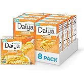 Daiya Dairy Free Gluten Free Cheddar Deluxe Mac &amp; Cheese, Vegan Plant Based Rice Pasta, 10.6 oz (Pack of 8)