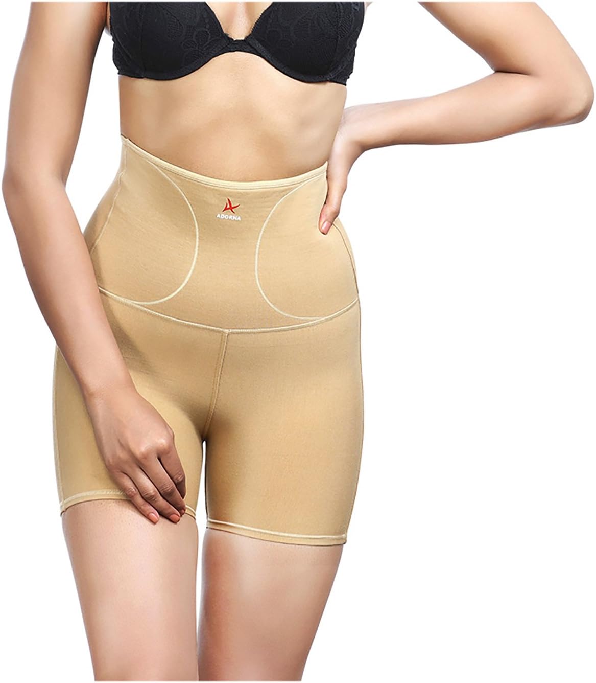 Adorna Anti-Rolling Tummy Tucker Shorts Ladies Shapewear