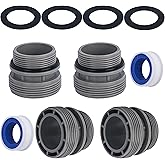 4560 Pool Hose Conversion Adapters Kit for Intex Hayward Coleman Pool Filter Pump Adapter 40mm to 1 1/2 Inch Kit for Intex Hose Conversion Adapter Kit Pool Hose Connector Above Ground Part - 4 Pack