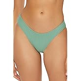 BECCA Women's Line in Sand Hipster Bikini Bottom, Shirred Back, Cheeky Coverage, Swimwear Separates