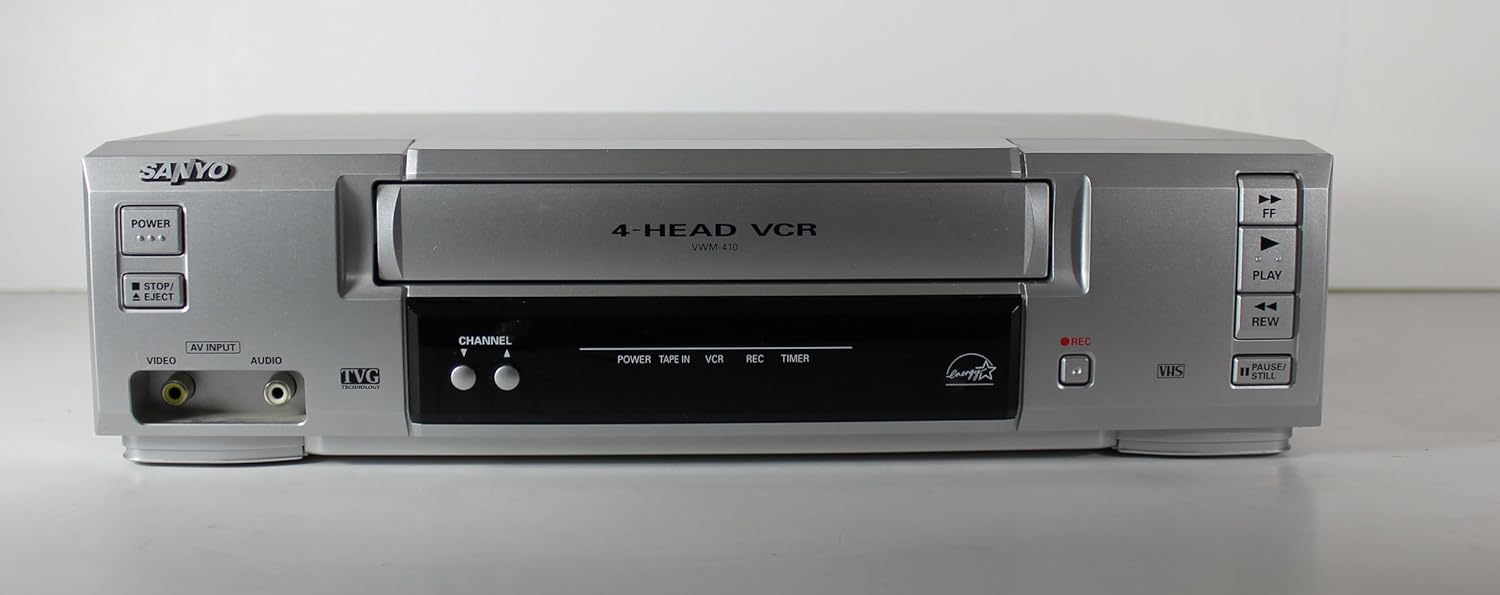 Amazon.com: Sanyo VWM-410 VCR 4-Head Video Cassette Recorder Player:  Electronics