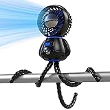 SLENPET Astronaut Portable Stroller Fan, Baby-Safe