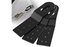 WOIRON 3 Pcs Roof Safety Anchor Hitch Clip, Black Roof Anchors, For Fall Protection Connects To Wood Surfaces, Permanent Roof Anchor Use With Roofing Harness, Safety Ropes And Other Roof Safety Equipment