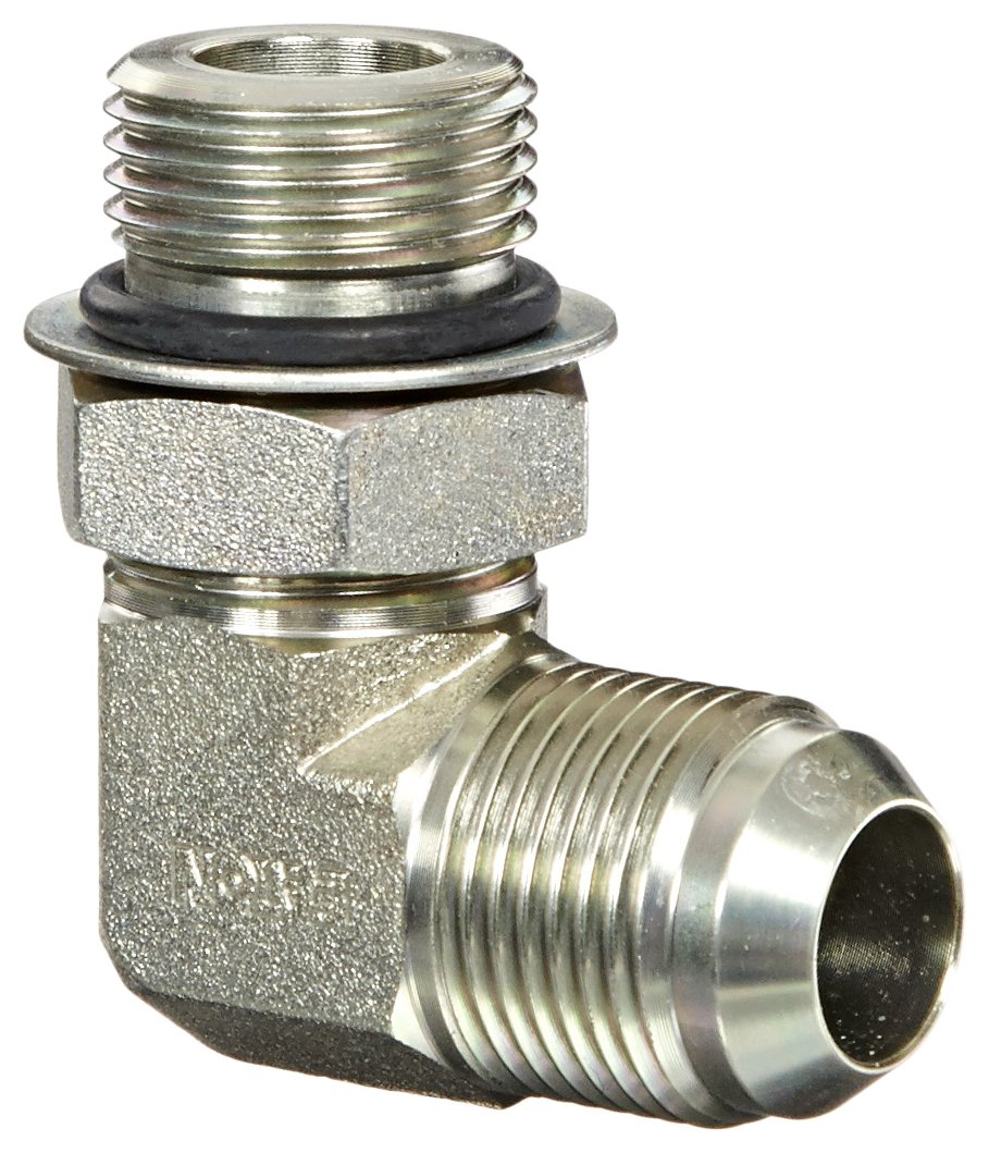 Brennan Straight Adapter 40 Units Steel 3/4 in Male ORing Boss x 1/2