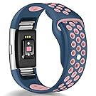 HUMENN For Fitbit Charge 2 Bands, Replacement Accessory Sport Band for Fitbit Charge 2 HR