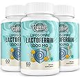 Liposomal Lactoferrin 1000 mg - Higher Absorption - for Iron Absorption & Immune Function Lactoferrin Supplements for Adults, 60 Softgels (3 Bottles)