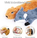Newthinking No Stuffing Dog Toys 5 Pack Squeaky Plush Indestructible view 2