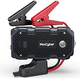 NexCyber Jump Starter 1000A Portable Car Jump Starter Battery Pack (6L Gas/ 3L Diesel), 12V Jump Box with USB Ports, 3 Modes Flashlight, Grey