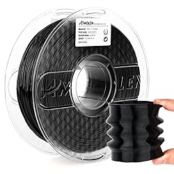 AMOLEN TPU 3D Printer Filament 1.75mm, Flexible