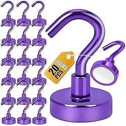 DIYMAG Magnetic Hooks, 30Lbs Strong Heavy Duty