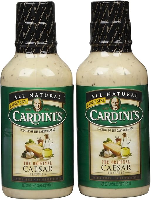 Cardini Original Caesar Dressing, Bottles, 20 oz, 2 pk