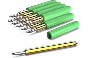 Hadwoer Replacement Cutting Blades Compatible with Explore Air 2/Explore 3, Premium Fine Point Blades Compatible with Maker/Maker 3, Cut Most Lightweight to Medium Weight Materials