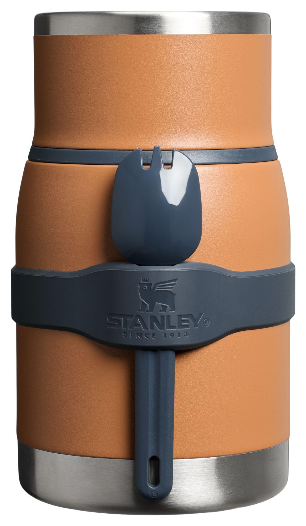 Stanley Adventure To-Go Food Jar and Spork 24 oz | Vacuum Insulated Food Container | Wide Mouth Screw On Lid | Packable for Travel | Stainless Steel with Leakproof Lid | BPA-Free | Toast Image