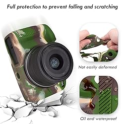 Rieibi EOS R50 Case, Soft Silicone Protective Case