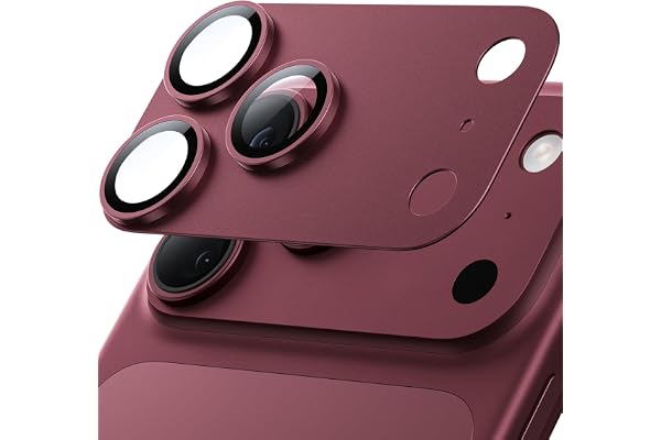 Hoerrye for iPhone 18 Pro Max Camera Lens Protector | [Case Friendly] [Strong Adsorption] Metal 9H+ Tempered Glass Camera Scr