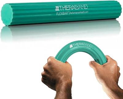 Theraband FlexBar Resistance Bar 12 Inch Green High Resistance 6.8 kg