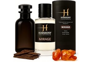 Mirage - Harmony Fragrance - Eau de Parfum - Inspired by LV Ombre Nomade - Luxury Oud Perfume - For Women Men Unisex - Long L