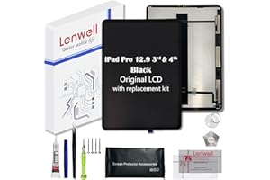 LENWELL iPad Pro 12.9 3rd and 4th Gen True Original OEM Display Digitizer LCD Screen Replacement Touch Assembly A1876 A1895 A2014 A2069 A2229 A2232 Premium Repair Kit