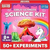 Doctor Jupiter Girls' Science Kit, Chemistry Set for Kids Ages 8-10-12-14 Ideas for 8,9,10+ Year Old Girls | STEM Toy Kit with 50+ Experiments | Learning & Educational Projects