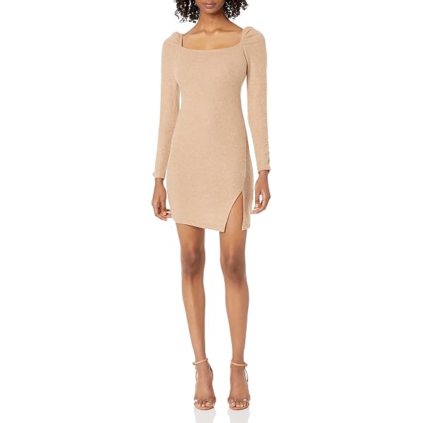 Free People Womens Frankie Gathered Long Sleeve Bodycon Dress Black XS at  Amazon Women's Clothing store