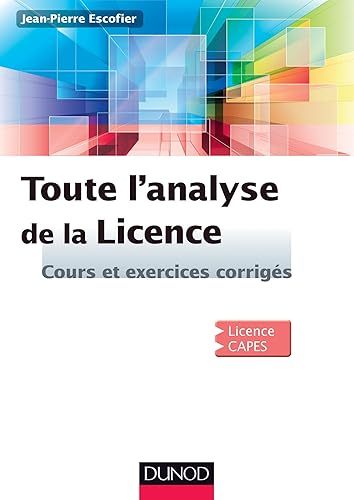 Download Toute l'Analyse de la Licence - Cours et exercices corrigés PDF