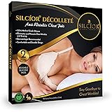 4 PACK Anti Wrinkle Chest Pads, Decollete Pads for Chest Wrinkles, 4 Silicone Chest Wrinkle Pads, Reusable Silicon Chest Pads Wrinkle Prevention, Wrinkle Derma Pads, Cruelty-free