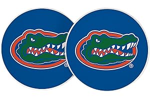 Desert Cactus University of Florida Car Coaster UF Gators Absorbent Sandstone Car Cup Coasters Set of 2 (Design A)