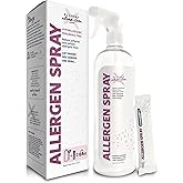 Allergy Asthma Clean Allergen Spray, Pets, Dust Allergies & More, Air & Surface, Just Add Water, Bottle with One Refill, Over