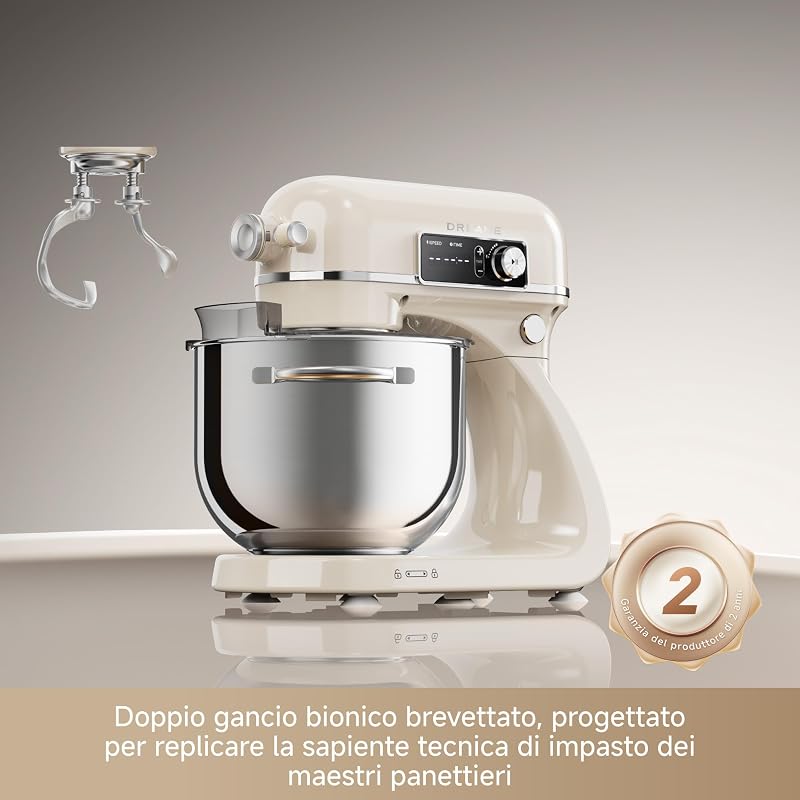 BioKnead Robot da Cucina, 12 Velocità Precise