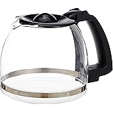 Capresso 10-Cup Glass Carafe with Lid for CoffeeTeam GS Coffee Maker (ONLY Fits Capresso model #464), Black