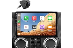 AWESAFE Car Radio Stereo Android 13 for Jeep Wrangler JK 2007-2018 Dodge Ram 1500 2500 2009 2010 2011 2012 Grand Cherokee with CarPlay Android Auto Backup Camera