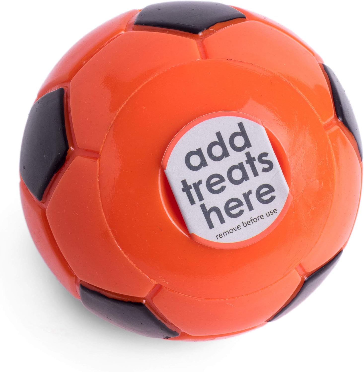 Petface (Seriously Strong by Petface) Football Treat Dog Toy, Orange