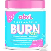 Obvi Multi Collagen Burn Fast | Hydrolyzed Collagen Peptides Types I, II, III, V, X | Keto &amp; Gluten Free | 30 Servings