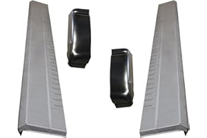 Motor City Sheet Metal - Compatible With 2000-07 CHEVY SILVERADO SIERRA 4DR EXT. CAB ROCKER PANELS AND CAB CORNERS PAIR