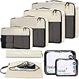 BAGAIL 8 Set/9 Set Packing Cubes Luggage Packing Organizer for Travel, Suitcase Packing Bags for Travel Accessories