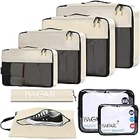 BAGAIL 6 Set / 8 Set Packing Cubes Luggage Packing Organizers for Travel Accessories