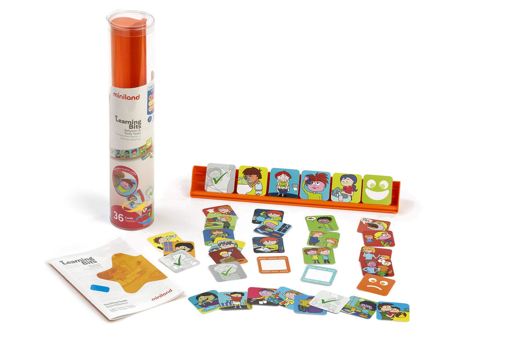 Miniland 31975 Bits Behaviour and Daily Tasks Learning Kit