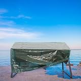 RICHIE Garden Bench Cover 163x66x63/89cm 3 Seater Waterproof UV Green view 7