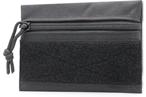 Qavctw Tactical Admin Pouch Bag with Hook and Loop Tool Storage Bag Snack Pouch Candy Bag Hanging Pouches Backpack Accessory Pouch