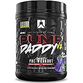 RYSE Pump Daddy V2 Pre Workout Powder - Noel Deyzel Signature - Blue Raspberry - Non-Stim Supplement with Citrulline, Creatine and Beta Alanine for Pumps, Endurance and Strength - 40 Servings