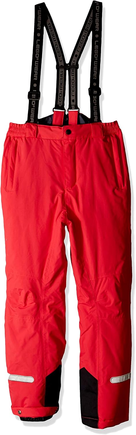 LEGO Wear Girl's Lego Tec Play Lwplaton 709-Skihose/schneehose Snow Trousers, Red (Red 361), 104