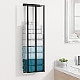 Susswiff Towel Racks for Bathroom, Towel Storage Wall Mounted, Rolled or Folded Towel Holder with 3 Bars, Sturdy and Large Capacity, Matte Black, Suitable for Bathe Towels and Hand Towels (matt black)