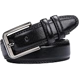 Barry.Wang 1 3/8" Leather Ratchet Belt Strap Replacement – Fits 40mm Slide Buckles, Trim To Fit - View #14
